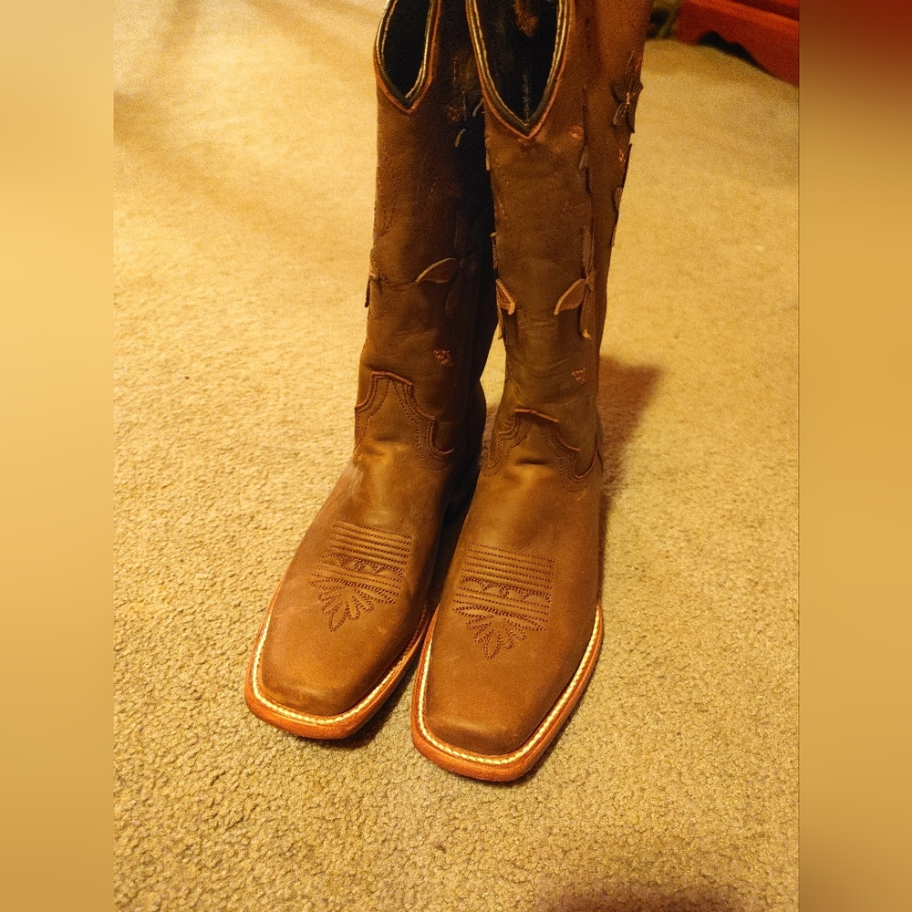 Alfa cowboy boots size 7